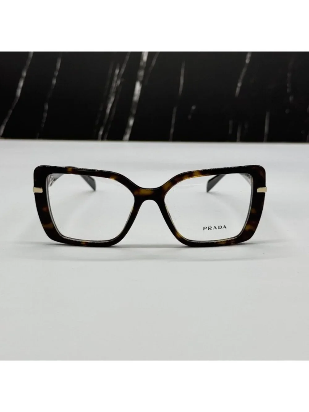 NWT Prada PR03ZV 2AU1O1 Havana Brown Butterfly Women Eyeglasses PR 03ZV